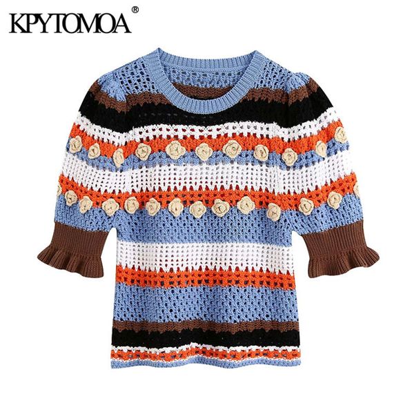 kpytomoa women 2020 sweet fashion flower-shaped appliques knitter sweater vintage o neck short sleeve female pullovers chic lj201114, White;black
kpytomoa women 2020 sweet fashion flower-shaped appliques knitter sweater vintage o neck short sleeve female pullovers chic lj201114, White;black