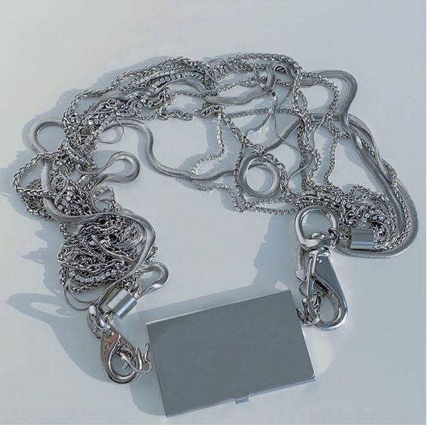 multi functional metal multi-layer decorative chain card necklace mini minimalist multi functional metal multi-layer decorative diamond chai
multi functional metal multi-layer decorative chain card necklace mini minimalist multi functional metal multi-layer decorative diamond chai