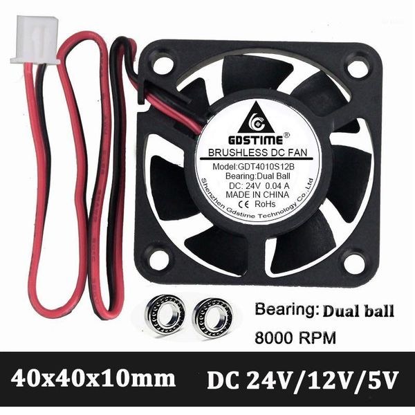 1 piece gdstime dc 24v 12v 5v 40mm 2pin 3pin ball bearing computer case cpu cooler cooling fan black 40x40x10mm for 3d printer1
1 piece gdstime dc 24v 12v 5v 40mm 2pin 3pin ball bearing computer case cpu cooler cooling fan black 40x40x10mm for 3d printer1