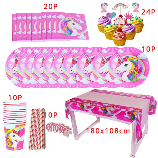 75pcs disposable tableware kits cartoon horse paper cup plate cake ers girl birthday unicorn party supplies
75pcs disposable tableware kits cartoon horse paper cup plate cake ers girl birthday unicorn party supplies