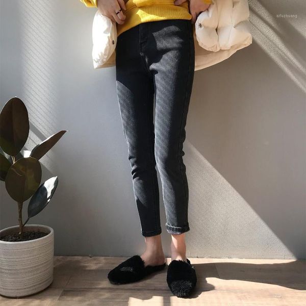 2019 winter plus velvet warm slim jeans women blue pencil jeans high waist denim pant1
2019 winter plus velvet warm slim jeans women blue pencil jeans high waist denim pant1