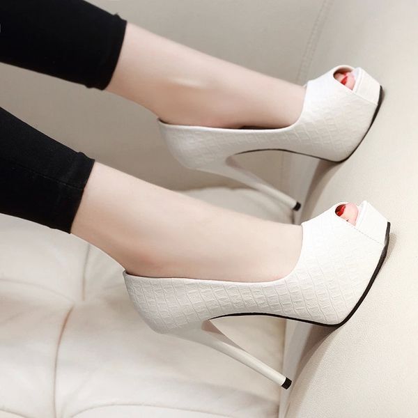 summer pumps women shoes platform pu leather shallow 12cm thin high heels non-slip slip-on peep toe lady party female shoes #cc9s, Black
summer pumps women shoes platform pu leather shallow 12cm thin high heels non-slip slip-on peep toe lady party female shoes #cc9s, Black