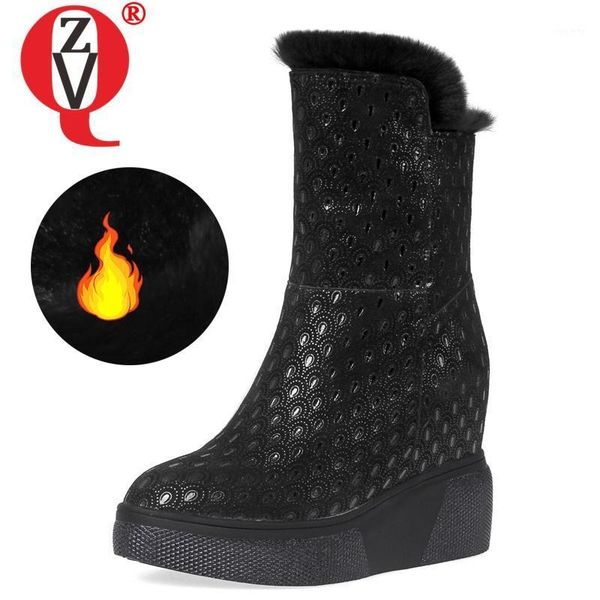zvq winter new fashion cow suede snow boots outside plush warm round toe super high heels platform women shoes drop shipping1, Black
zvq winter new fashion cow suede snow boots outside plush warm round toe super high heels platform women shoes drop shipping1, Black