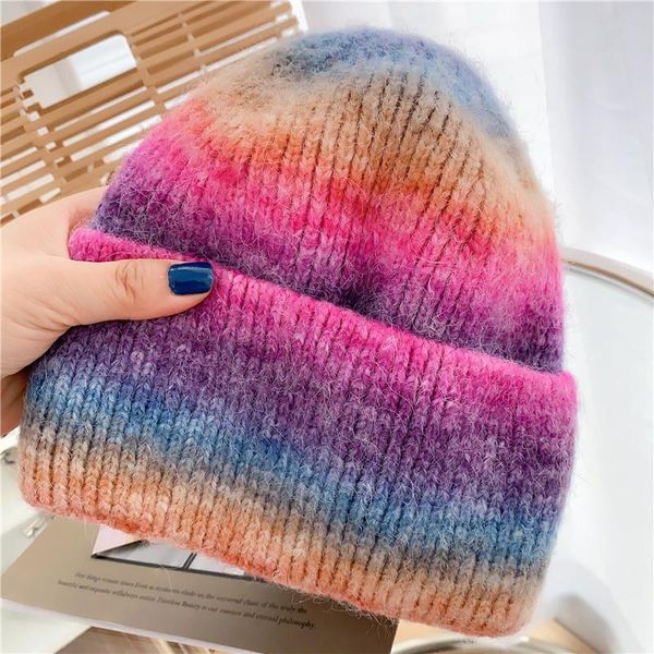 beanies rainbow knitted woolen hat women autumn and winter all-match warmth color matching korean pile men sombrero
beanies rainbow knitted woolen hat women autumn and winter all-match warmth color matching korean pile men sombrero