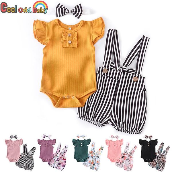2021 summer baby girl clothes set fashion solid romper flower shorts overalls headband for newborn infant clothing outfit, White
2021 summer baby girl clothes set fashion solid romper flower shorts overalls headband for newborn infant clothing outfit, White