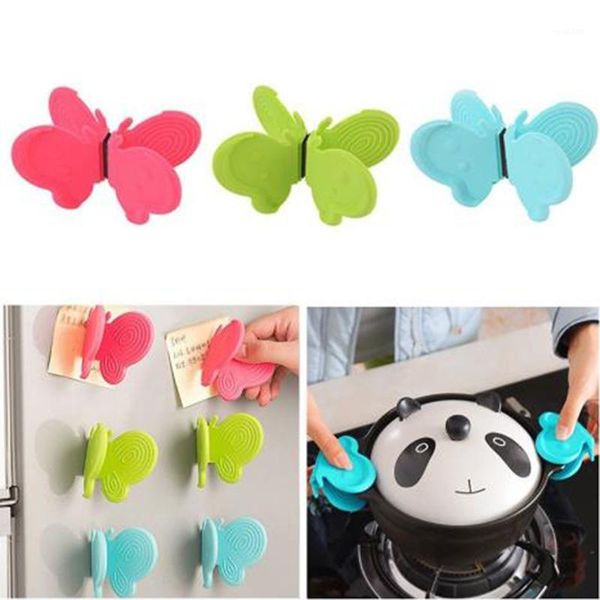 2pcs/set butterfly shaped silicone anti-scald devices fridge magnet kitchen tool insulation plate clamp1
2pcs/set butterfly shaped silicone anti-scald devices fridge magnet kitchen tool insulation plate clamp1