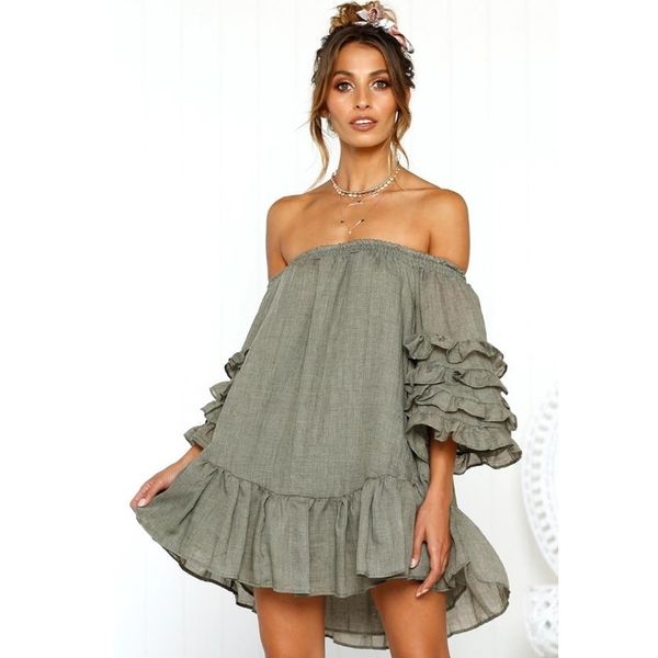 summer female beach clothes plus size off-the-shoulder shirts butterfly sleeve slash neck loose ruffle women's blouses 201029, White
summer female beach clothes plus size off-the-shoulder shirts butterfly sleeve slash neck loose ruffle women's blouses 201029, White