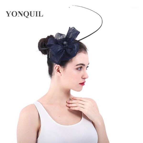 formal dress party fascinator hat brode women elegant navy fedora cap for women ladies hair headpiece millinery1, Blue;gray
formal dress party fascinator hat brode women elegant navy fedora cap for women ladies hair headpiece millinery1, Blue;gray