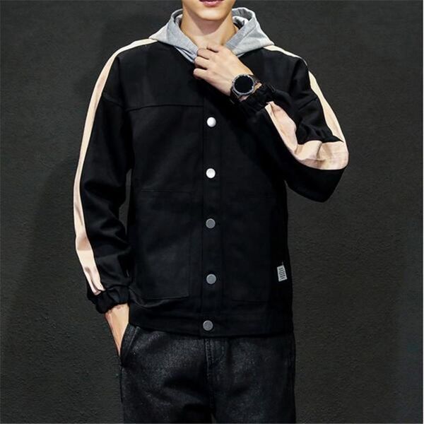 2020 new korean style hooded jacket men casual loose splice coat mens plus size handsome student jackets clothes chamarra hombre, Black;brown
2020 new korean style hooded jacket men casual loose splice coat mens plus size handsome student jackets clothes chamarra hombre, Black;brown