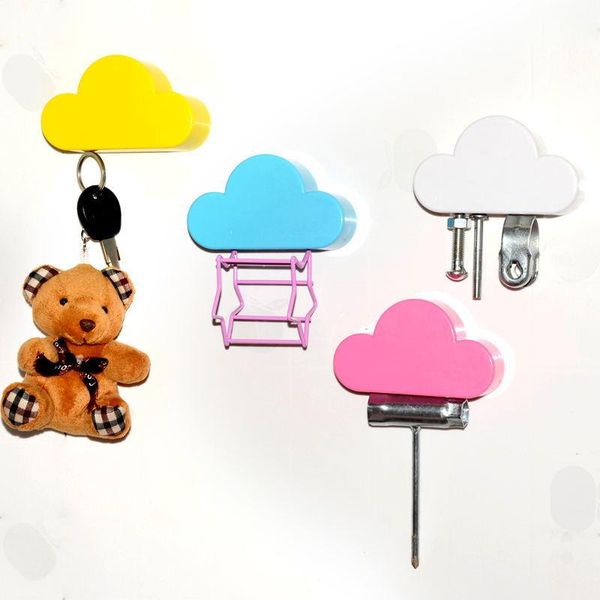hooks & rails 4pcs mini magnet key holder cloud-shaped storage pendant chain hang buckle anti-lost cute wall decoration
hooks & rails 4pcs mini magnet key holder cloud-shaped storage pendant chain hang buckle anti-lost cute wall decoration