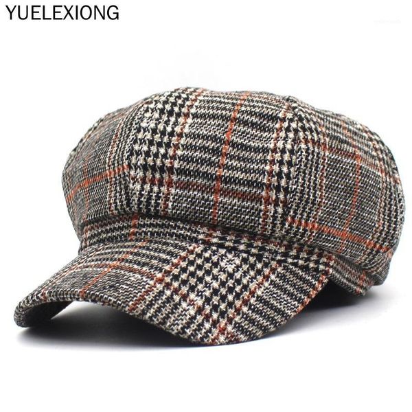 stingy brim hats 2021 sboy cap plaid octagonal for women men classic vintage beret autumn winter ladies girl hat female1, Blue;gray
stingy brim hats 2021 sboy cap plaid octagonal for women men classic vintage beret autumn winter ladies girl hat female1, Blue;gray
