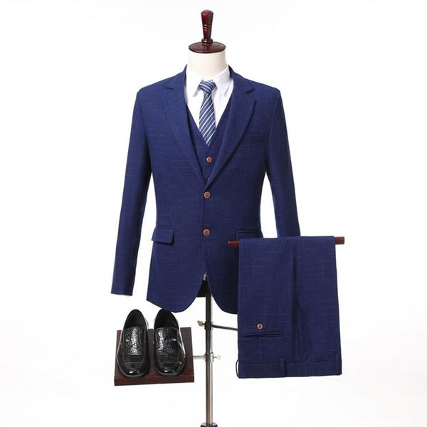 men's suits & blazers men suit slim fits plaid formal casual business office work daily life wedding groom banquet single breasted 2 bu, White;black
men's suits & blazers men suit slim fits plaid formal casual business office work daily life wedding groom banquet single breasted 2 bu, White;black
