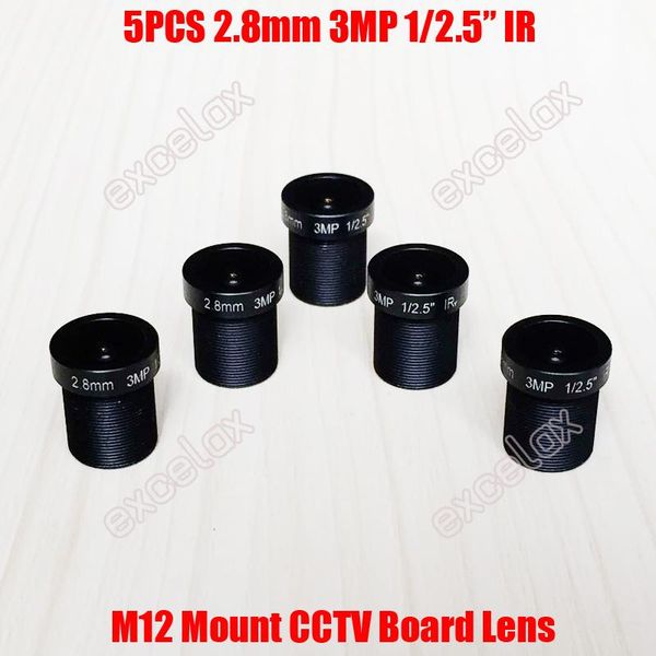 5pcs/lot 3mp 1/2.5" ir 2.8mm 160 degrees wide angle view cctv fixed board lens m12 mtv mount for analog ip camera module
5pcs/lot 3mp 1/2.5" ir 2.8mm 160 degrees wide angle view cctv fixed board lens m12 mtv mount for analog ip camera module