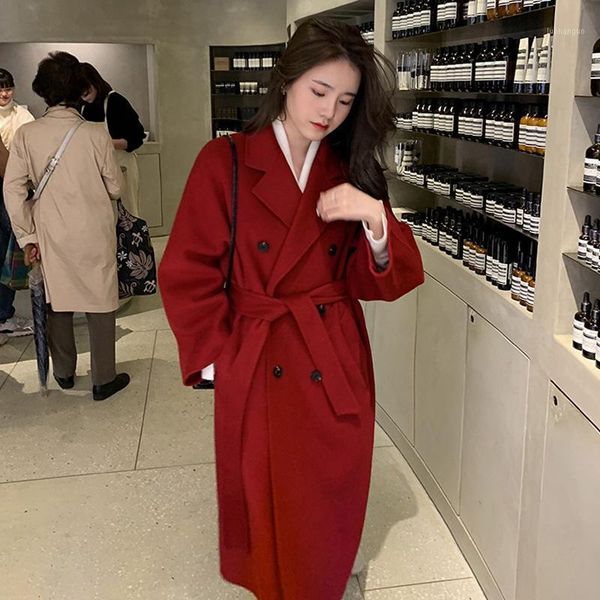 woolen coat womens clothing 2020 new autumn winter korean fashion mid-length loose double breasted elegant woman woolen jacket1, Black
woolen coat womens clothing 2020 new autumn winter korean fashion mid-length loose double breasted elegant woman woolen jacket1, Black