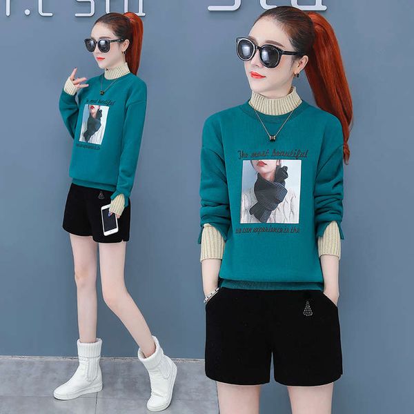 sweater autumn winter women's clothing 2020 new fashion, versatile, plush and thickened, Black
sweater autumn winter women's clothing 2020 new fashion, versatile, plush and thickened, Black