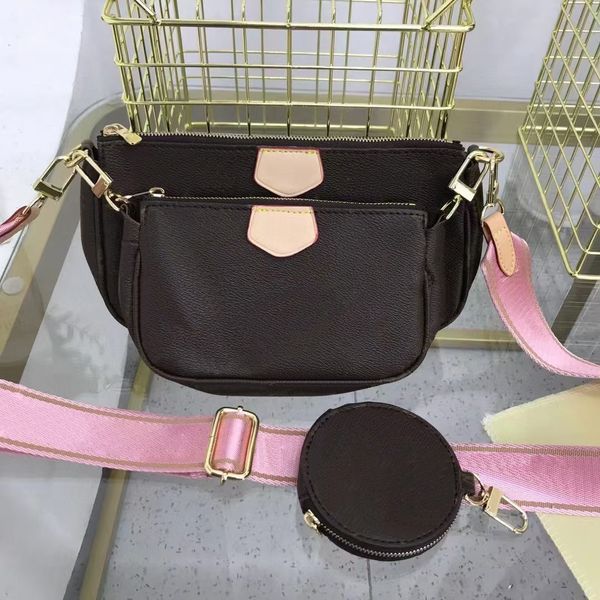 luxury 2022 designer wallets shoulder bags three piece set purs classic handbags printed letters flowers women leather messenger bag satchel, Red;black
luxury 2022 designer wallets shoulder bags three piece set purs classic handbags printed letters flowers women leather messenger bag satchel, Red;black