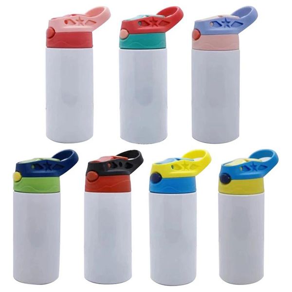 12oz blank sublimation sippy cups stainless steel tumbler portable kids sports water bottles double insulation mugs with handle flip lid
12oz blank sublimation sippy cups stainless steel tumbler portable kids sports water bottles double insulation mugs with handle flip lid