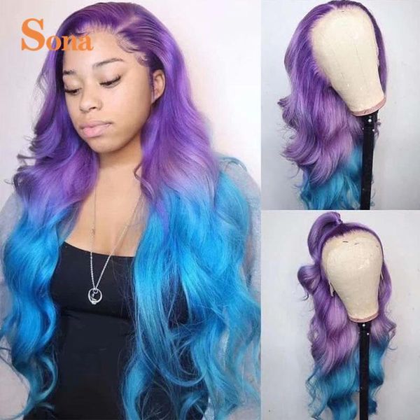 lace wigs colored blue human hair wig ombre green 13x6 front brazilian remy transparent frontal body wave, Black;brown
lace wigs colored blue human hair wig ombre green 13x6 front brazilian remy transparent frontal body wave, Black;brown