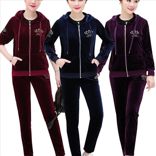 tracksuit women 2021 set 2 piece clothing set:coat pants elastic velvet conjunto plus size xl~5xl sportsuits lady tracksuits, Gray
tracksuit women 2021 set 2 piece clothing set:coat pants elastic velvet conjunto plus size xl~5xl sportsuits lady tracksuits, Gray