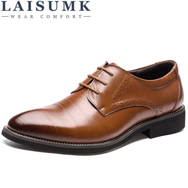 dress shoes 2021 genuine leather men brogues lace-up bullock business oxfords male formal, Black
dress shoes 2021 genuine leather men brogues lace-up bullock business oxfords male formal, Black
