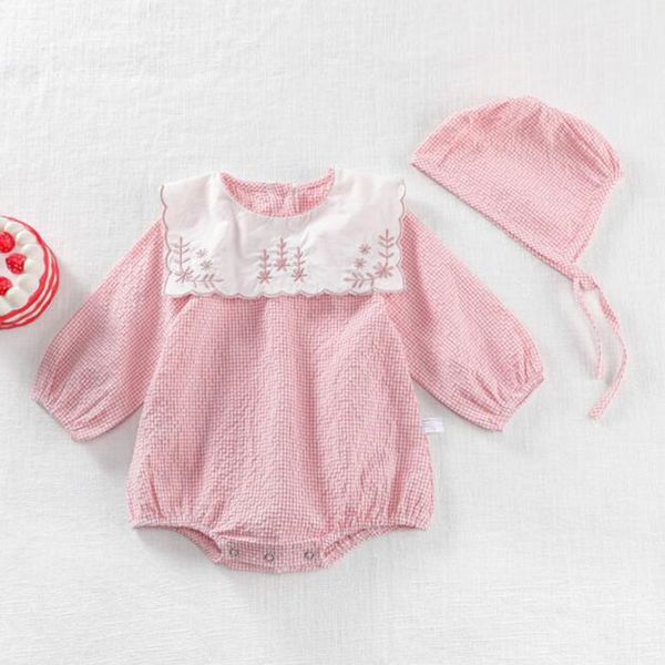 infant baby rompers girls long sleeve grid embroidery clothes spring autumn 0-3yrs 210429, Blue
infant baby rompers girls long sleeve grid embroidery clothes spring autumn 0-3yrs 210429, Blue