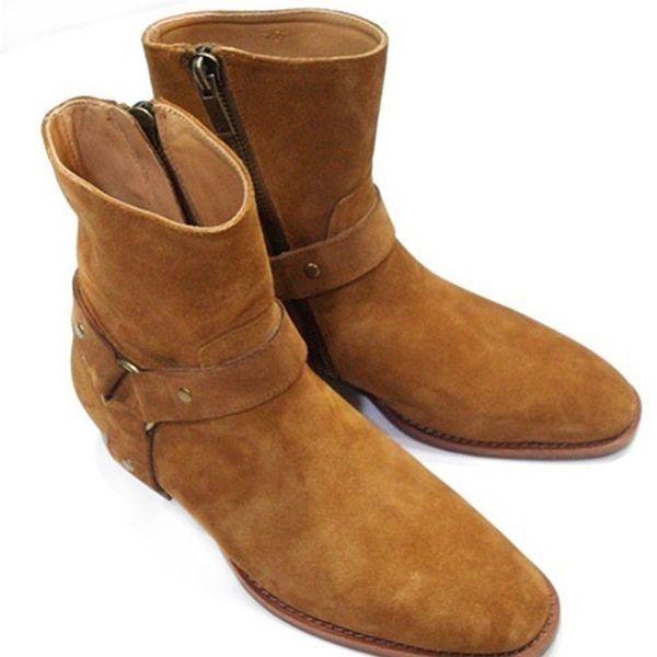 new hot sale-моды wyatt байкер цепи ботильоны мужская обувь toe пряжка остроконечные мужчины загрузочный, Black
new hot sale-моды wyatt байкер цепи ботильоны мужская обувь toe пряжка остроконечные мужчины загрузочный, Black