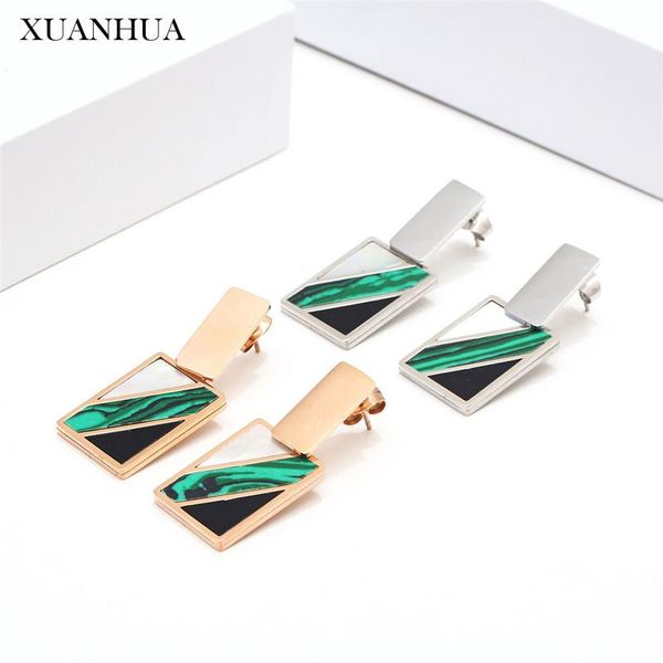 XUANHUA Rose Gold Charms Shell Drop Earrings For Women Stainless Steel Jewelry Woman Accessories Fashion Jewelry Free Shipping, Silver
XUANHUA Rose Gold Charms Shell Drop Earrings For Women Stainless Steel Jewelry Woman Accessories Fashion Jewelry Free Shipping, Silver