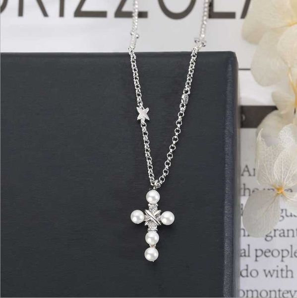 chains women pearl star moon necklace retro pendant gothic clavicle chain fashion, Silver
chains women pearl star moon necklace retro pendant gothic clavicle chain fashion, Silver