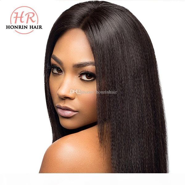 honrin hair full lace human hair wig light yaki straight brazilian virgin hair pre plucked hairline 150% density lace front wig, Black;brown
honrin hair full lace human hair wig light yaki straight brazilian virgin hair pre plucked hairline 150% density lace front wig, Black;brown