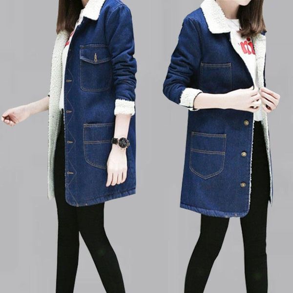 winter warm fur denim jacket for women 2021 autumn lamb wool lining thick jeans coat women bomber fleece jackets casaco feminino, Black;brown
winter warm fur denim jacket for women 2021 autumn lamb wool lining thick jeans coat women bomber fleece jackets casaco feminino, Black;brown