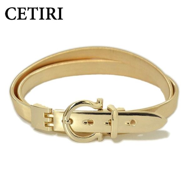 cetiri fashion women gold silver full metal elastic chain belt metal pin clasp buckle waistband punk belts for coat jean, Black;brown
cetiri fashion women gold silver full metal elastic chain belt metal pin clasp buckle waistband punk belts for coat jean, Black;brown