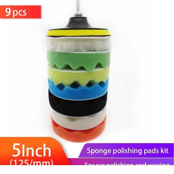 9pcs 5inch buffer sponge pad set car woolen polishing pad kit buffing waxing with m14 drill adaptor for car cleani jllxhd
9pcs 5inch buffer sponge pad set car woolen polishing pad kit buffing waxing with m14 drill adaptor for car cleani jllxhd
