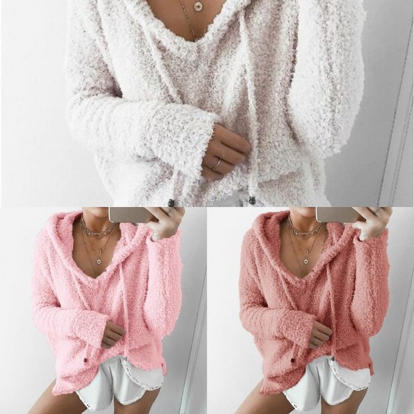 qzqzr sweater mohair hooded pullover velvet women's mohair drawstring hooded drawstring velvet pullover sweater sweater women's gy, Black
qzqzr sweater mohair hooded pullover velvet women's mohair drawstring hooded drawstring velvet pullover sweater sweater women's gy, Black