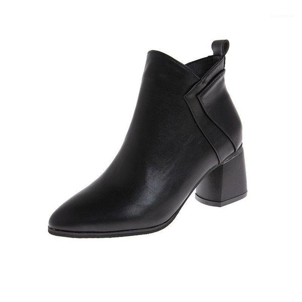 boots chic fashion pu leather ankle women autumn winter bootie for dress career 2021 lady shoes pointed toe block heel zip 1, Black
boots chic fashion pu leather ankle women autumn winter bootie for dress career 2021 lady shoes pointed toe block heel zip 1, Black