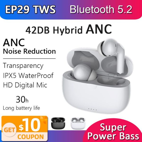 ep29 tws active noise cancelling tws earbuds 42db anc 30 decebel bluetooth 5.2 earphone depth feedforward + feedback hybrid anc
ep29 tws active noise cancelling tws earbuds 42db anc 30 decebel bluetooth 5.2 earphone depth feedforward + feedback hybrid anc