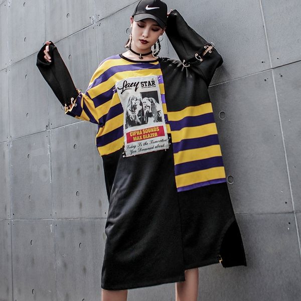 new irregular lengthening women's wear in spring and autumn of 2019 casual trend loose t-shirt korean long sleeve t-shirt for women lw1, White
new irregular lengthening women's wear in spring and autumn of 2019 casual trend loose t-shirt korean long sleeve t-shirt for women lw1, White