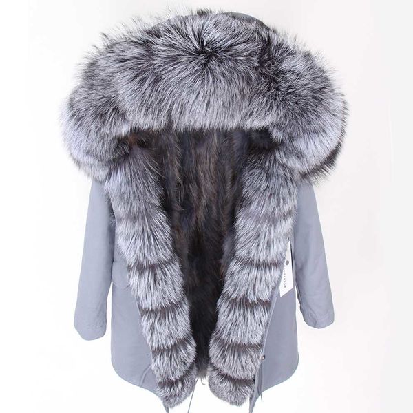 2021 new street unlawful lining raccoon fur fox long woman's winter coat qj7n, Black
2021 new street unlawful lining raccoon fur fox long woman's winter coat qj7n, Black
