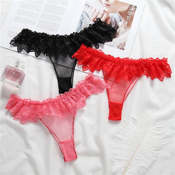 women panties lace thongs ultra-thin mesh transparent low waist women's soft briefs floral panty underwear, Black;pink
women panties lace thongs ultra-thin mesh transparent low waist women's soft briefs floral panty underwear, Black;pink