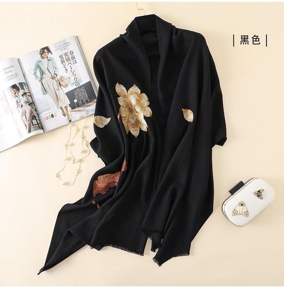 scarves autumn winter real 100% wool scarf women shawl flower wrap spring thick warm long foulard echarpe embroidered ladies big, Blue;gray
scarves autumn winter real 100% wool scarf women shawl flower wrap spring thick warm long foulard echarpe embroidered ladies big, Blue;gray