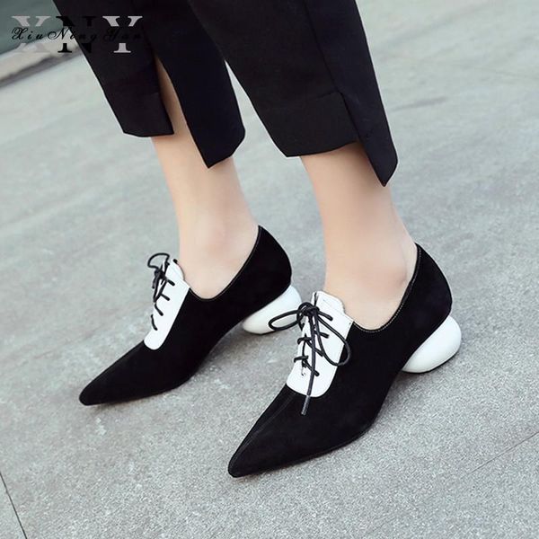 dress shoes fashion women's pumps kid suede pointed toe classic strange egg heel lace up wedding party office lady 2021, Black
dress shoes fashion women's pumps kid suede pointed toe classic strange egg heel lace up wedding party office lady 2021, Black