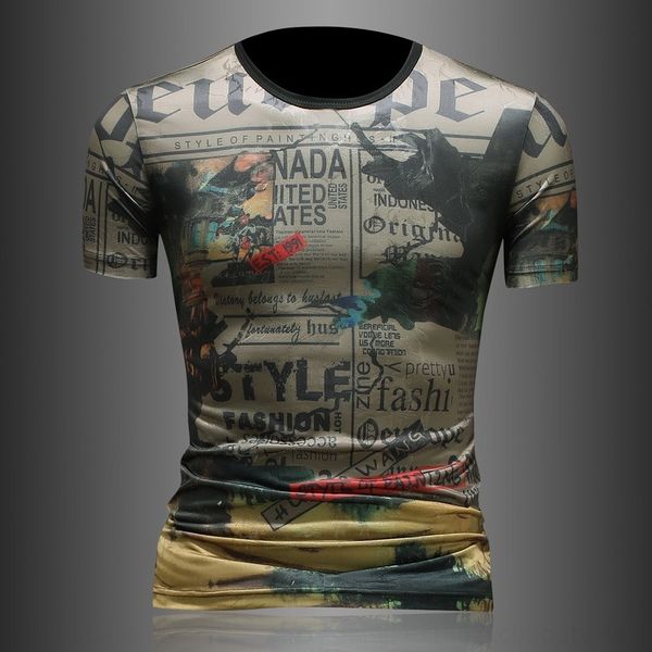 czbd4 summer 2020 new t-shirt sleeve handsome printed round neck men's short sleeve slim trendy half fit t-shirt xvmfv, Blue
czbd4 summer 2020 new t-shirt sleeve handsome printed round neck men's short sleeve slim trendy half fit t-shirt xvmfv, Blue