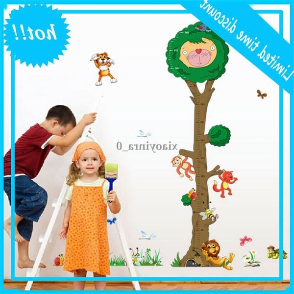 new wall removable cartoon animal tree sticker children height measure muurstickers home decor art
new wall removable cartoon animal tree sticker children height measure muurstickers home decor art