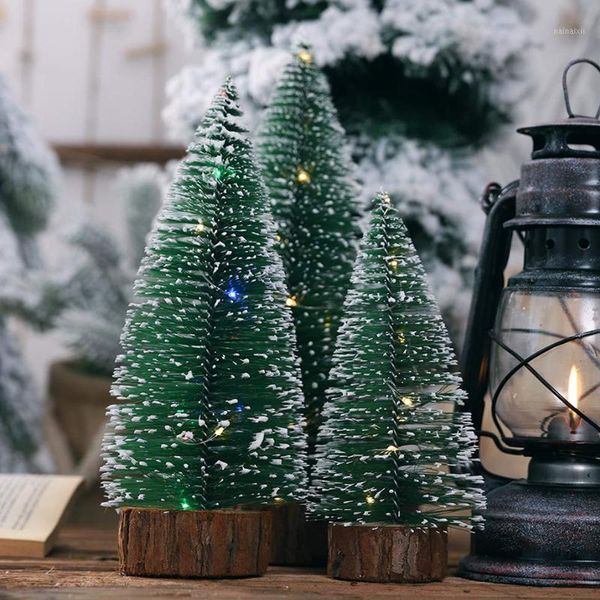 led light mini diy christmas tree new year's xmas decoration fake cedar santa snow frost village house christmas home ornament1
led light mini diy christmas tree new year's xmas decoration fake cedar santa snow frost village house christmas home ornament1
