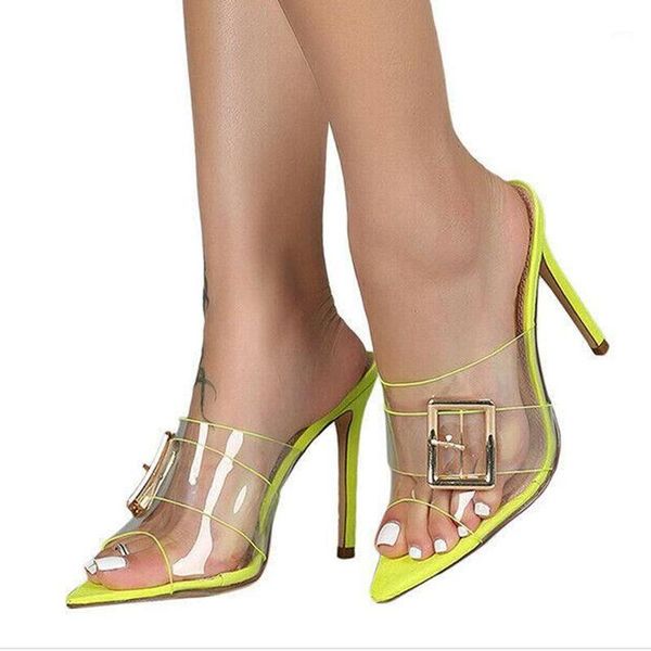 2021 summer fashion metal buckle women's sandals transparent pvc pointed toe high heel shoes women thin heels slippers ws17831, Black
2021 summer fashion metal buckle women's sandals transparent pvc pointed toe high heel shoes women thin heels slippers ws17831, Black