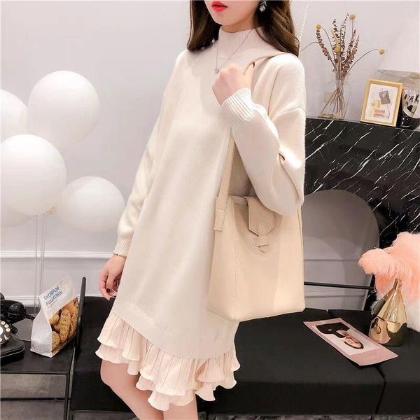 casual dresses women fashion turtleneck sweater dress winter warm long sleeve above knee femeal knitted cotton wool sweaters, Black;gray
casual dresses women fashion turtleneck sweater dress winter warm long sleeve above knee femeal knitted cotton wool sweaters, Black;gray