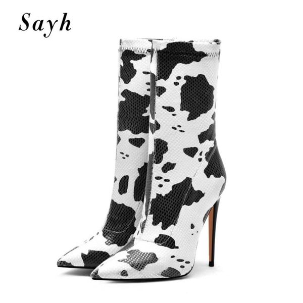 fashion winter woman mid calf boots pointed toe stilettos 11cm heels lady stretch boots shoes size plus, Black
fashion winter woman mid calf boots pointed toe stilettos 11cm heels lady stretch boots shoes size plus, Black