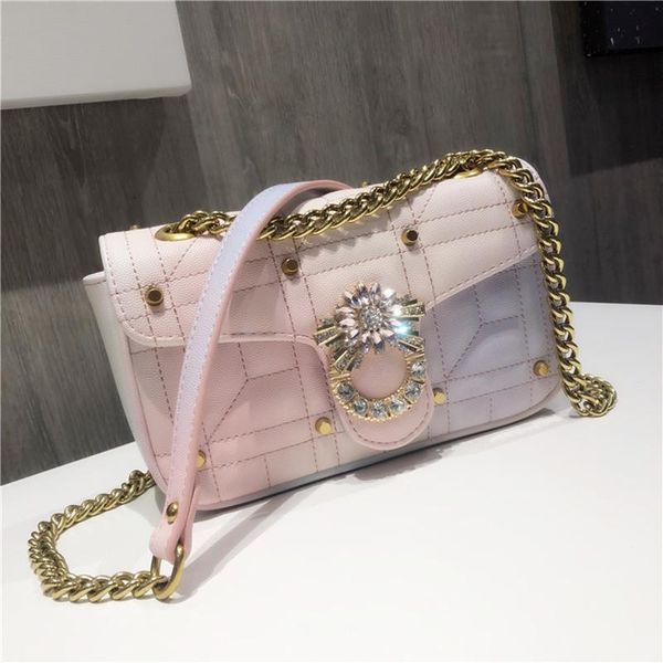 2020 women messenger bags pu leather diamonds party handbags exquisite chain bag lady rainbow fairy handbag not much in quanti
2020 women messenger bags pu leather diamonds party handbags exquisite chain bag lady rainbow fairy handbag not much in quanti