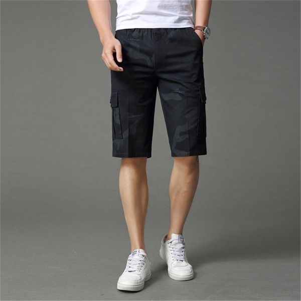 men's shorts feitong men comfortable camo cargo waist elastic multi pocket cropped cotton summer, White;black
men's shorts feitong men comfortable camo cargo waist elastic multi pocket cropped cotton summer, White;black