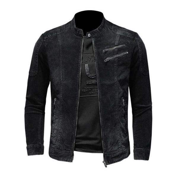 men's jackets 2021 spring and fall fashion casual men solid color stand collar zipper pocket slim retro corduroy long sleeve jacket, Black;brown
men's jackets 2021 spring and fall fashion casual men solid color stand collar zipper pocket slim retro corduroy long sleeve jacket, Black;brown