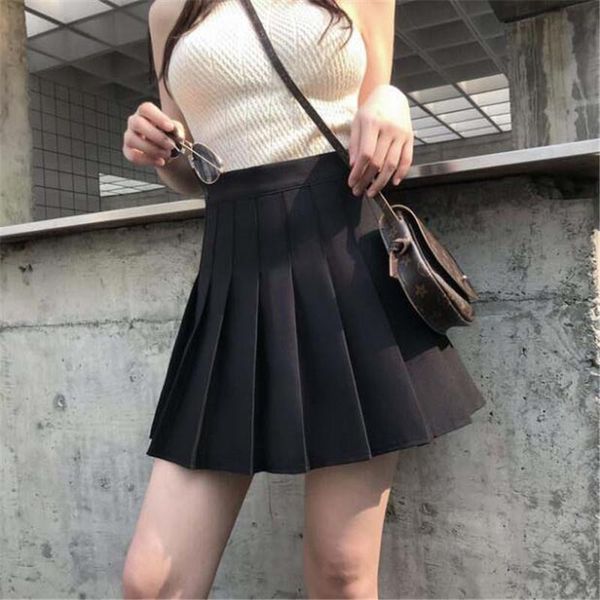 skirts 2021 pleated skirt mujer faldas woman womens saias mulher femme jupes fashion solid color mini college style refreshing, Black
skirts 2021 pleated skirt mujer faldas woman womens saias mulher femme jupes fashion solid color mini college style refreshing, Black